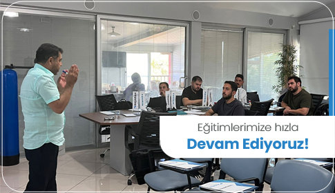 Eğitimlerimize hızla devam ediyoruz!