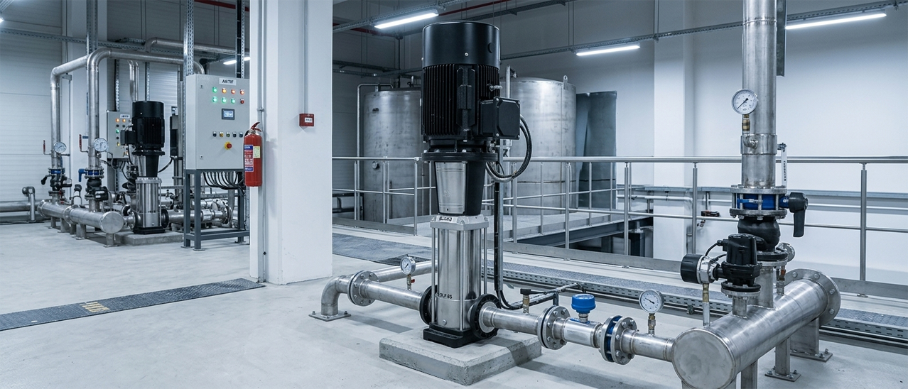 CDLF‑4‑5 Paslanmaz Çok Kademeli Pompa