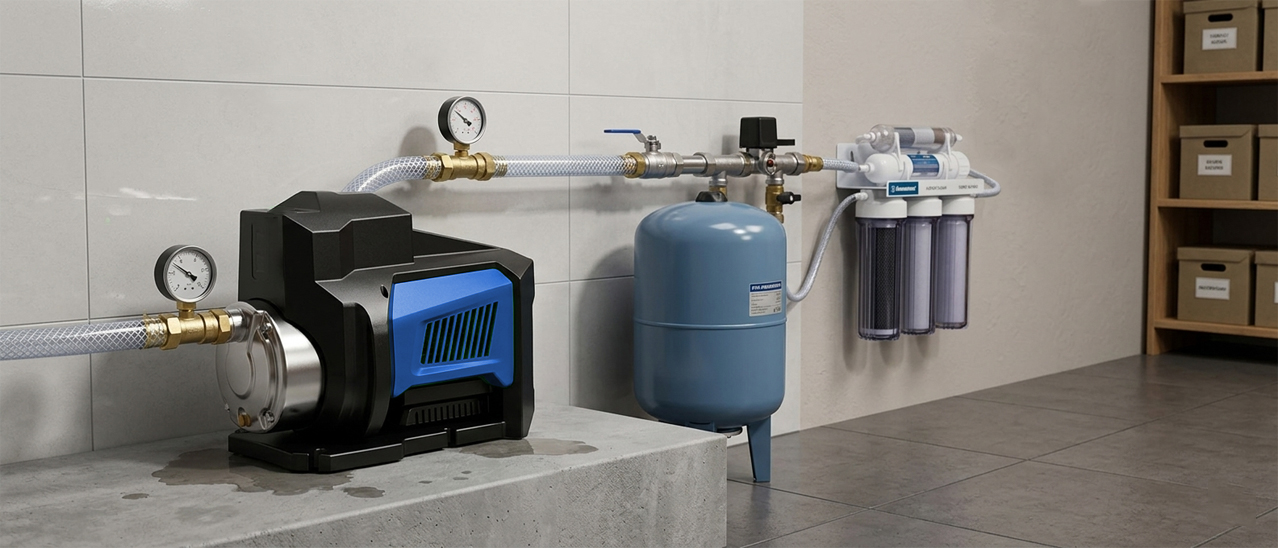 CNP Silent Flow Sessiz Hidrofor PM550S