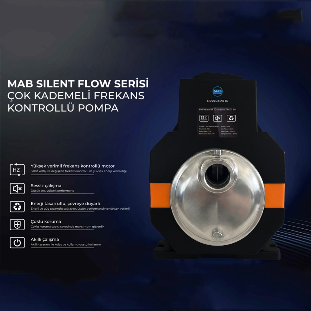 MAB Silent Flow Sessiz Hidrofor MAB46