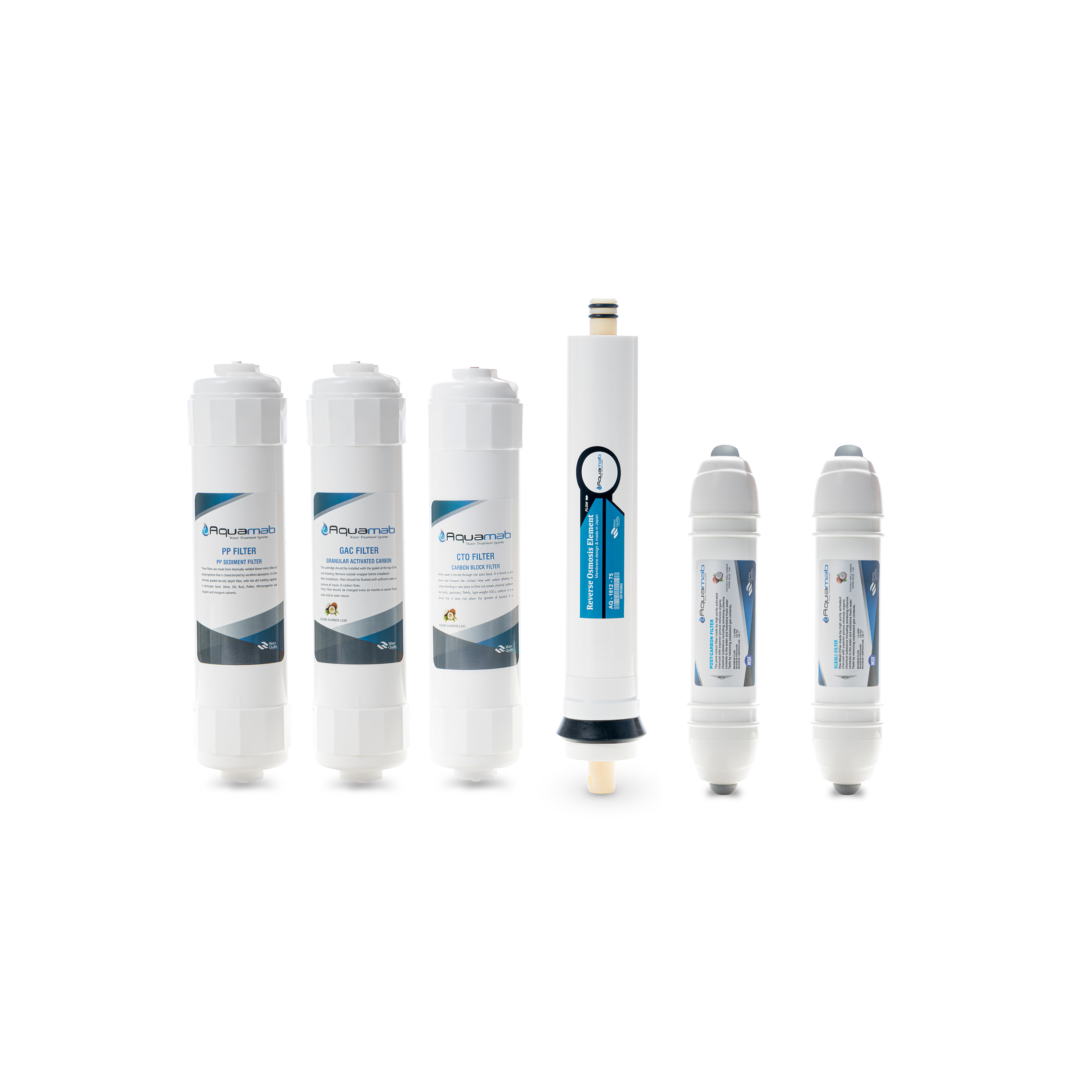 Aquamab Filtre Set Aquamab Premium Filtre Full Set (6’lı)